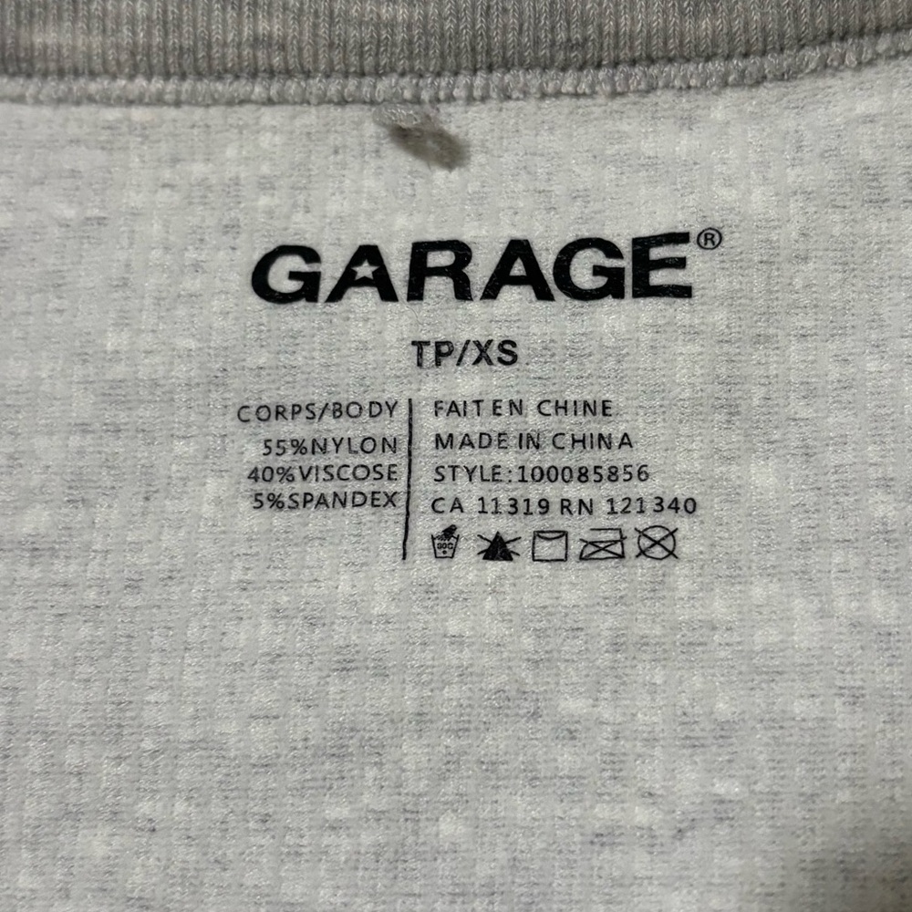 Garage Long sleeve crop top - Picture 3 of 3